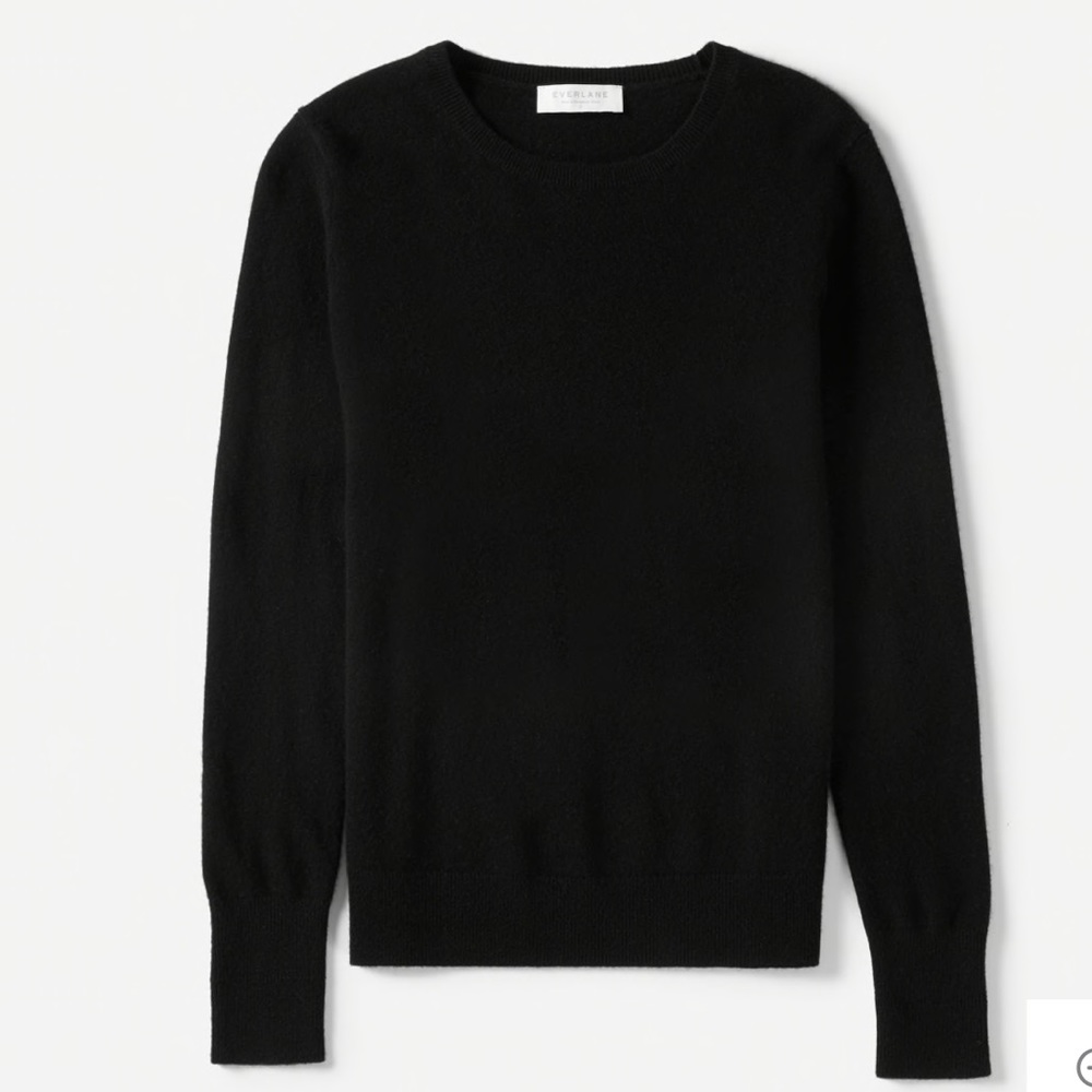 Black Cashmere Everlane Sweater